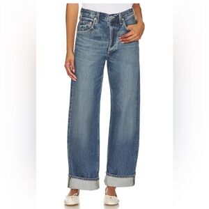 Citizens of Humanity Ayla BaggyCuffed Cropped jeans